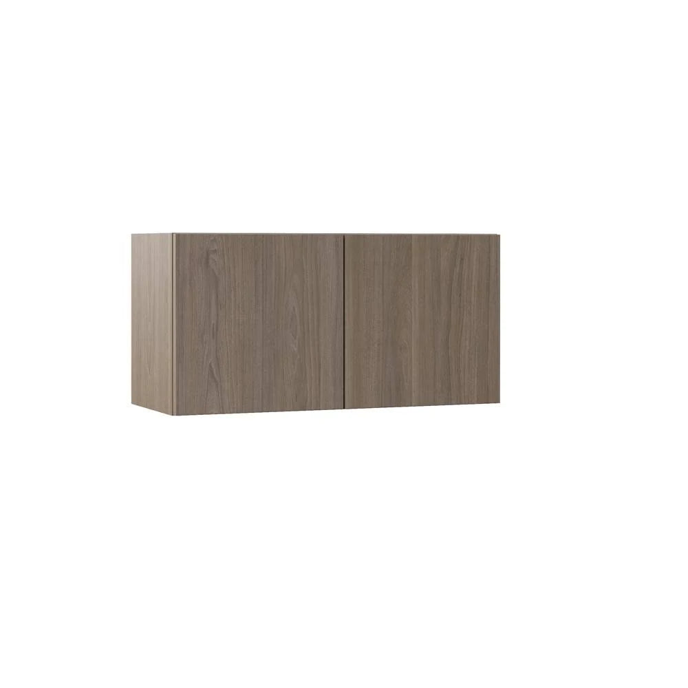 Driftwood Brown Wall Bridge Kitchen Cabinet D4136