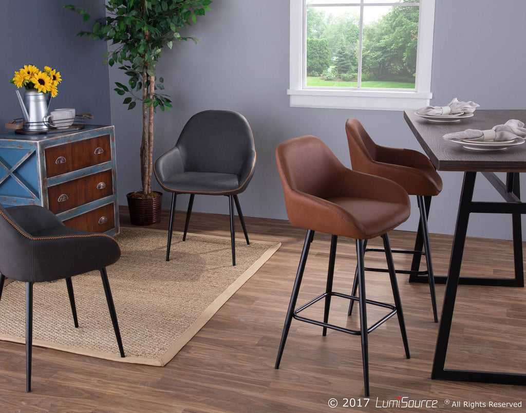 Grey/Black Dining Chair (Set of 2) H43590