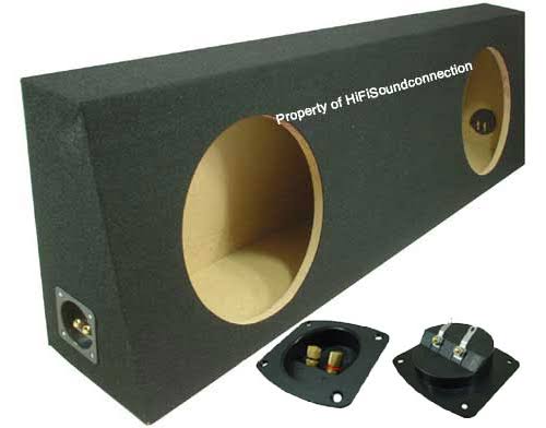 Dual Cab Truck Subwoofer Box, Dark Slate Gray, 10x22 M977