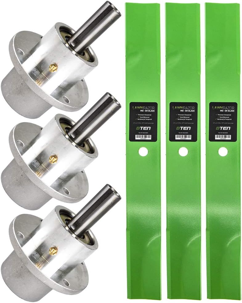 61 inch Spindle High Lift Blade Kit for Turf Tiger Stander Mower E3866