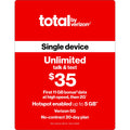 $35 Unlimited Talk & Text 30-Day Prepaid Plan D202336