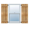 Rough Sawn Board-n-Batten Shutters Y18003