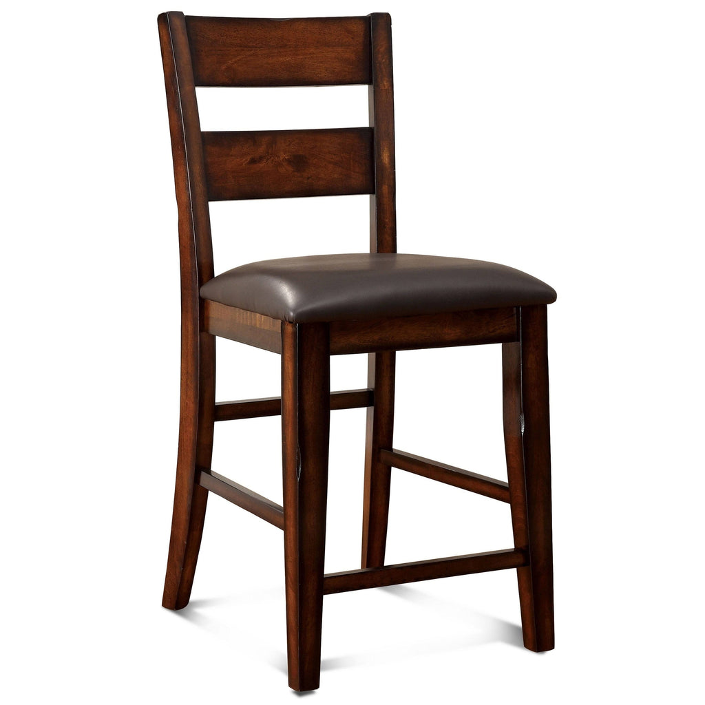 Rustic Cherry Counter Chairs (Set of 2) J732961