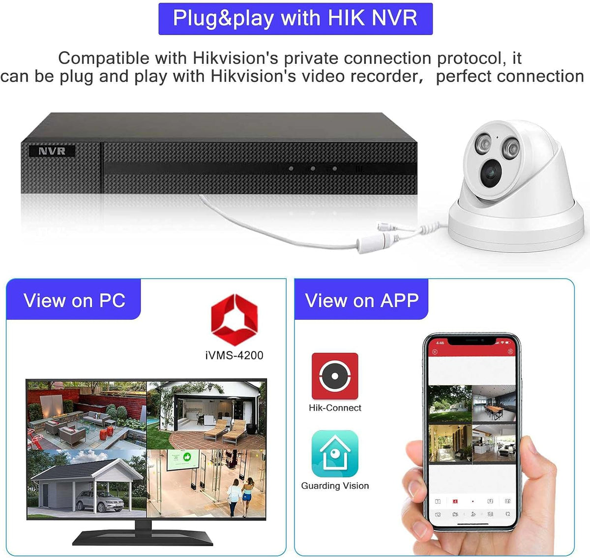 5MP Outdoor PoE IP Turret Camera with 2.8mm Lens C31920