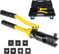 7.5 Ton Hydraulic Wire Crimper with 8 Pairs of Dies, Pack of 2 H118432