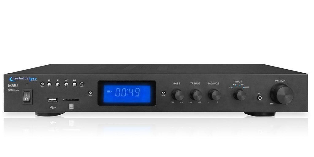 600 Watt Power Amplifier with USB and SD Card Inputs C228764