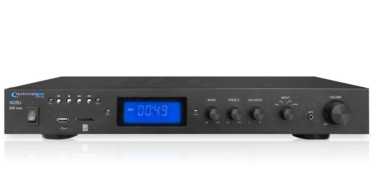 600 Watt Power Amplifier with USB and SD Card Inputs C228764