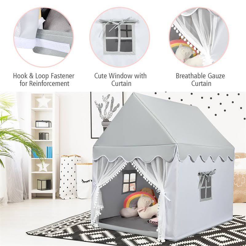 Large Gray Kids Play Tent N5598