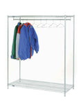 2 Tier Chrome Garment Rack E769465