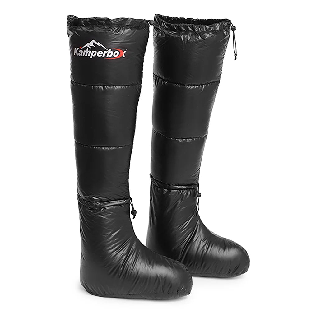Winter Down Booties Socks with Adjustable Drawstring H582