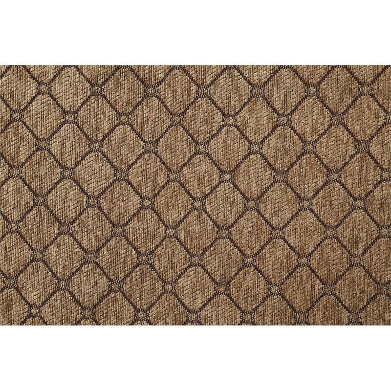 Brown Espresso Sofa with 5 Pillows H10580