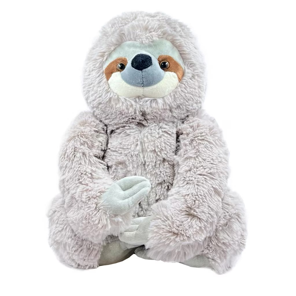 Grey Three Toed Sloth Stuffed Animal Plush Toy, 13 inches B9909