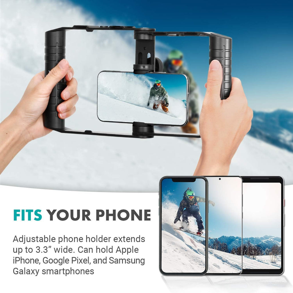 Smartphone Tripod Mount Vlogging Kit Folding Cage Pack of 2 S303