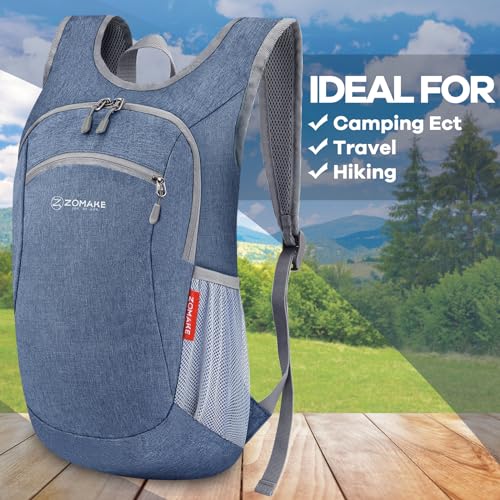 Ultra Lightweight Packable Backpack 10L Black F9333