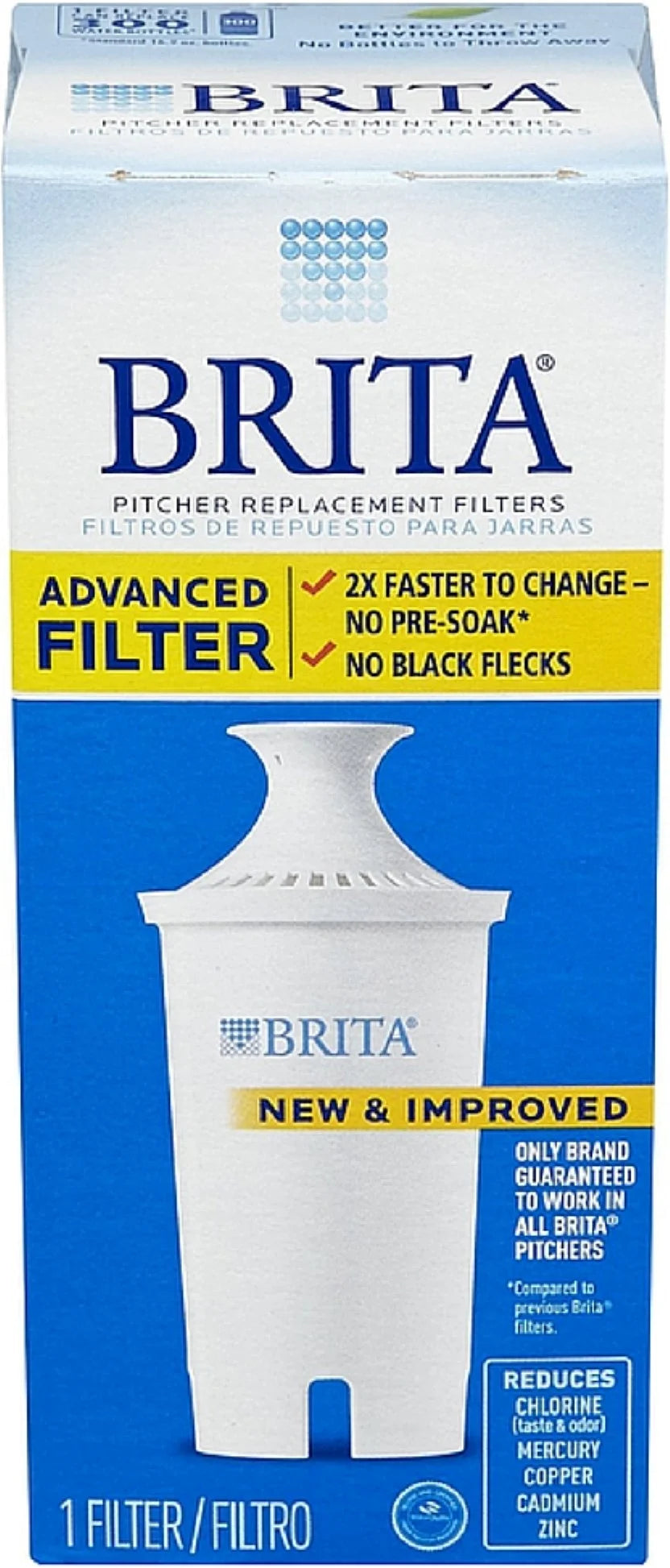 White 1 ea (Pack of 3) Water Pitcher Replacement Filters O504