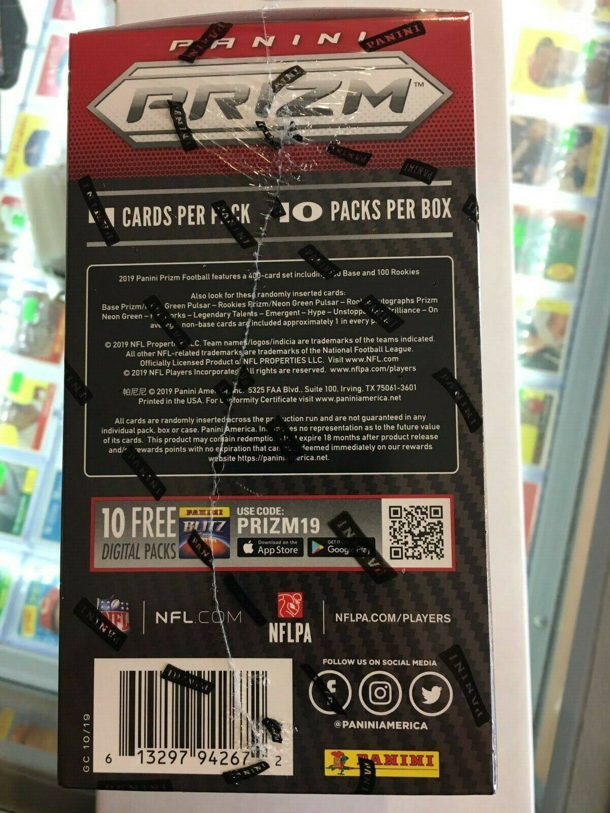 Football Retail Mega Box Factory Sealed 10 Packs H93347