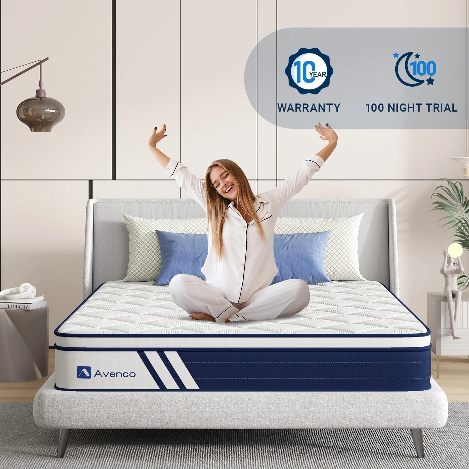 Full Size Gel Memory Foam Hybrid Mattress G832