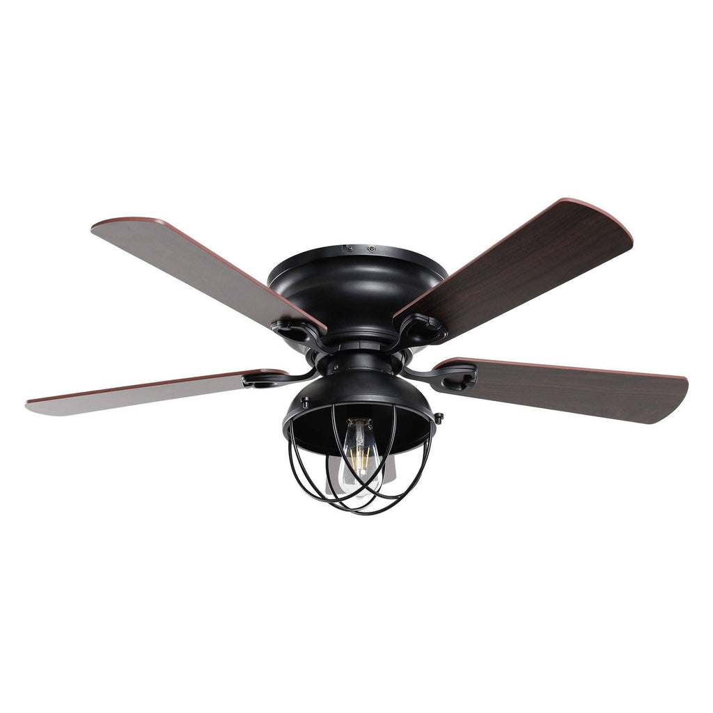 Black Ceiling Fan with Light Kit Z724