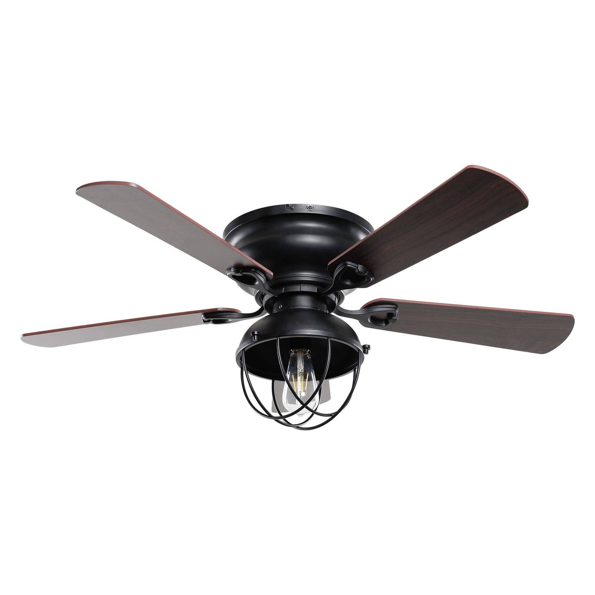 Black Ceiling Fan with Light Kit Z724
