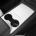 Glossy Carbon Fiber Pattern Rear Air Condition Vent Cover Protector Pack of 2 W618