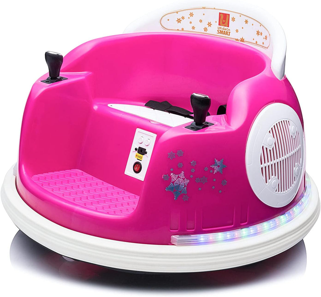 6V Ride On Bumper Car with Remote Control (Pink) U857