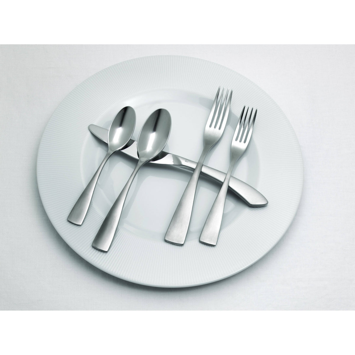 Stainless Steel Satin Table Forks, Set of 12 D3678