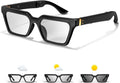 Bone Conduction Glasses Headphones with Anti Blue Light and Photochromic Lenses N4870