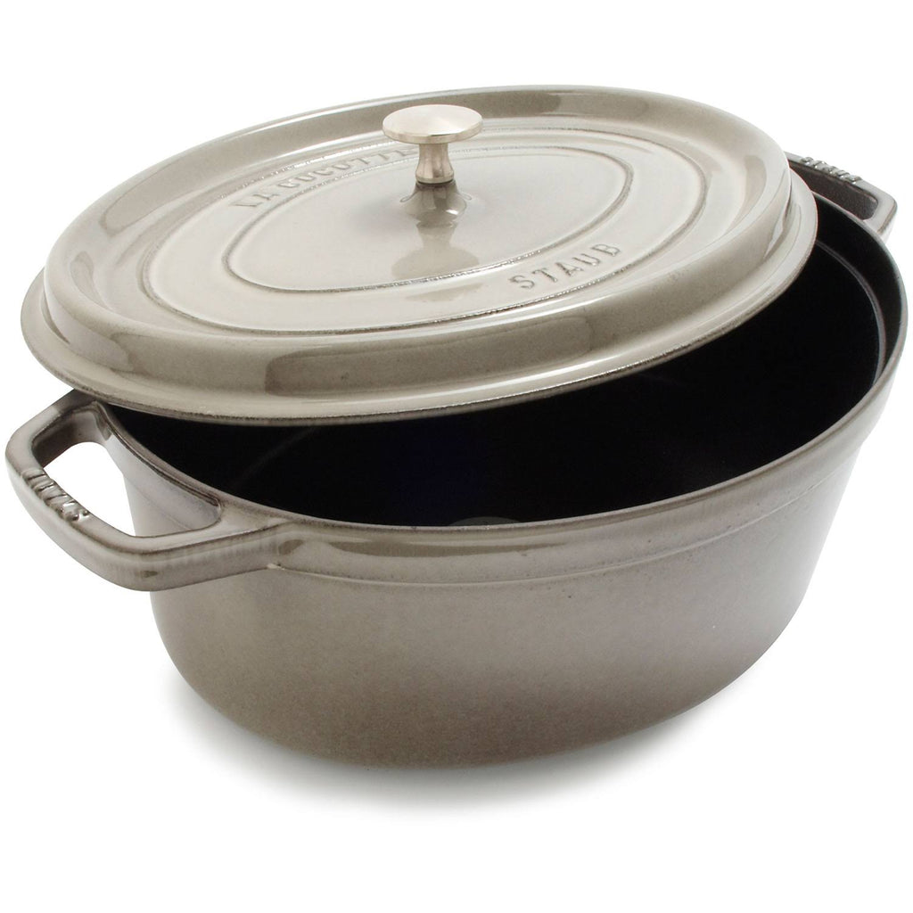 Cast Iron 1 qt. Oval Cocotte Graphite Grey R804