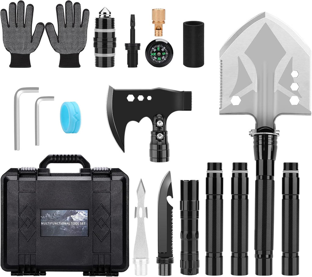 Folding Survival Shovel Multi-Tool with Storage Bag L275