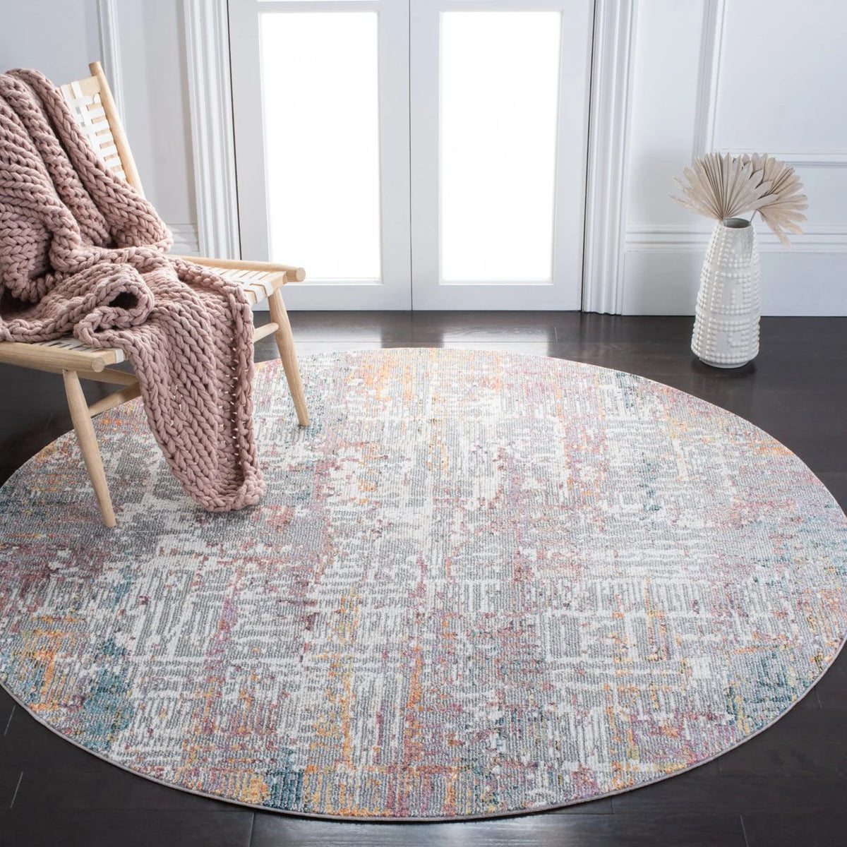 Beige/Rust Rug P599