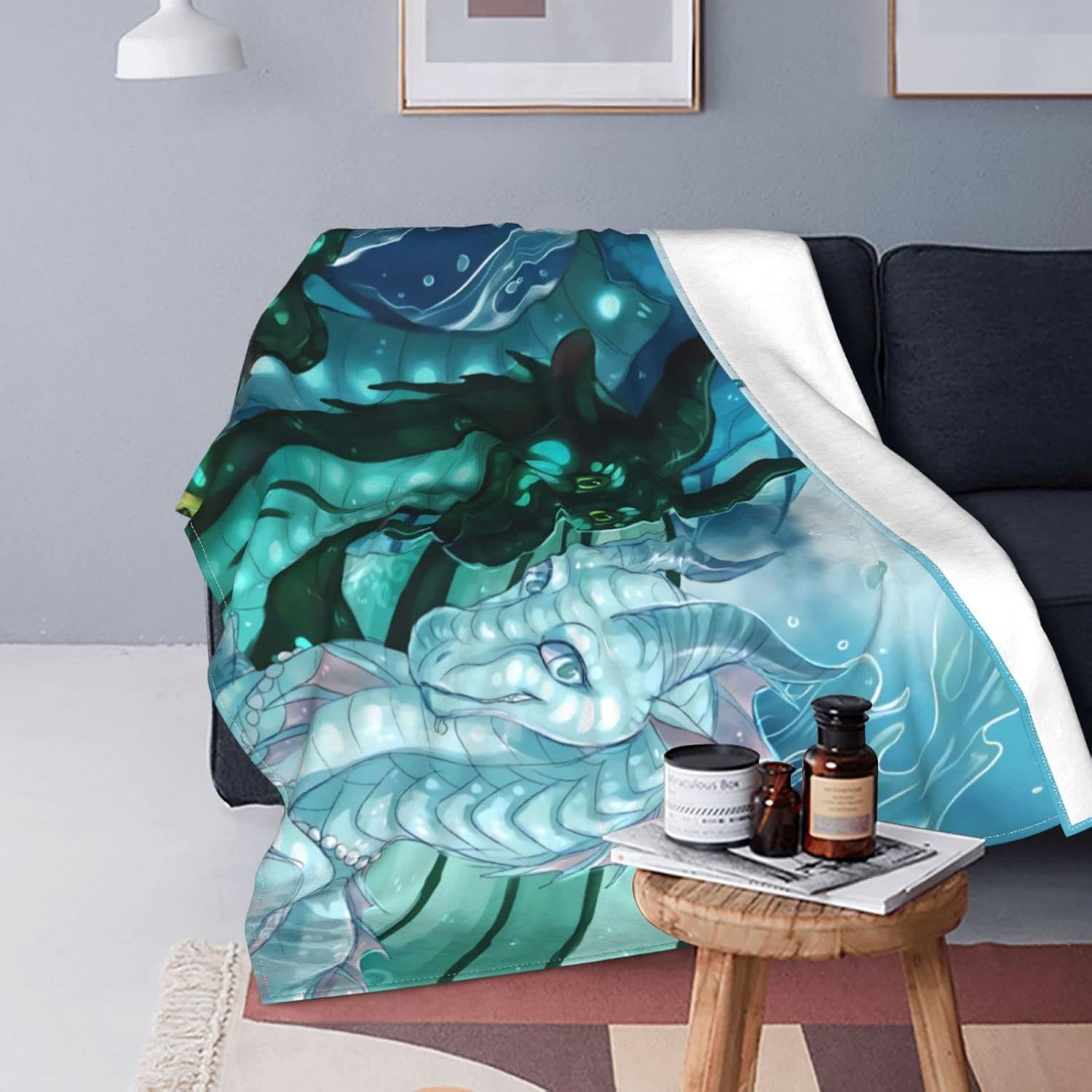 Queen Size Flannel Fleece Throw Blanket L6250