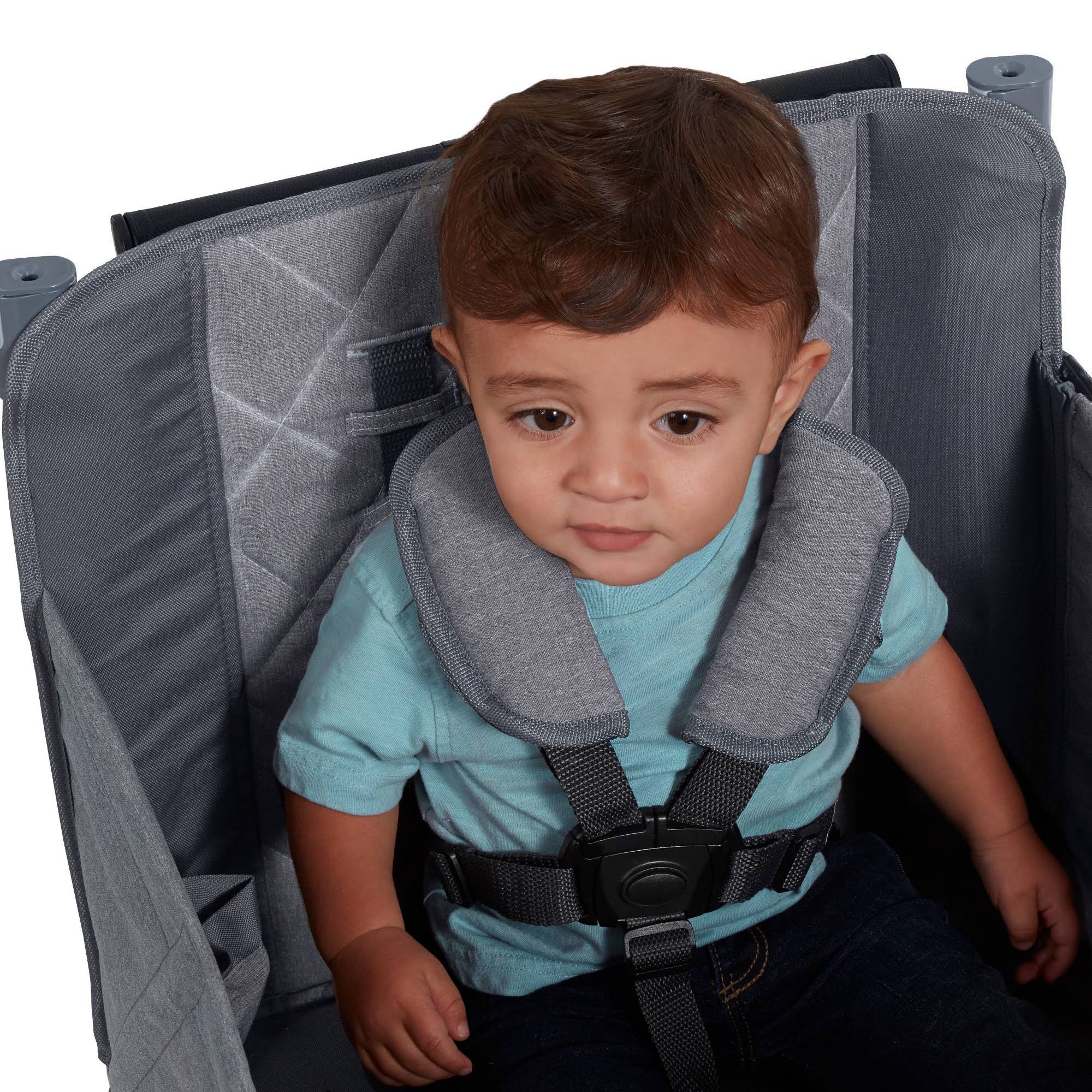 Grey Stroller Wagon with Canopy and Bag O93329