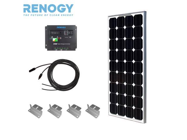 100 Watts 12 Volts Monocrystalline Solar Starter Kit L151921