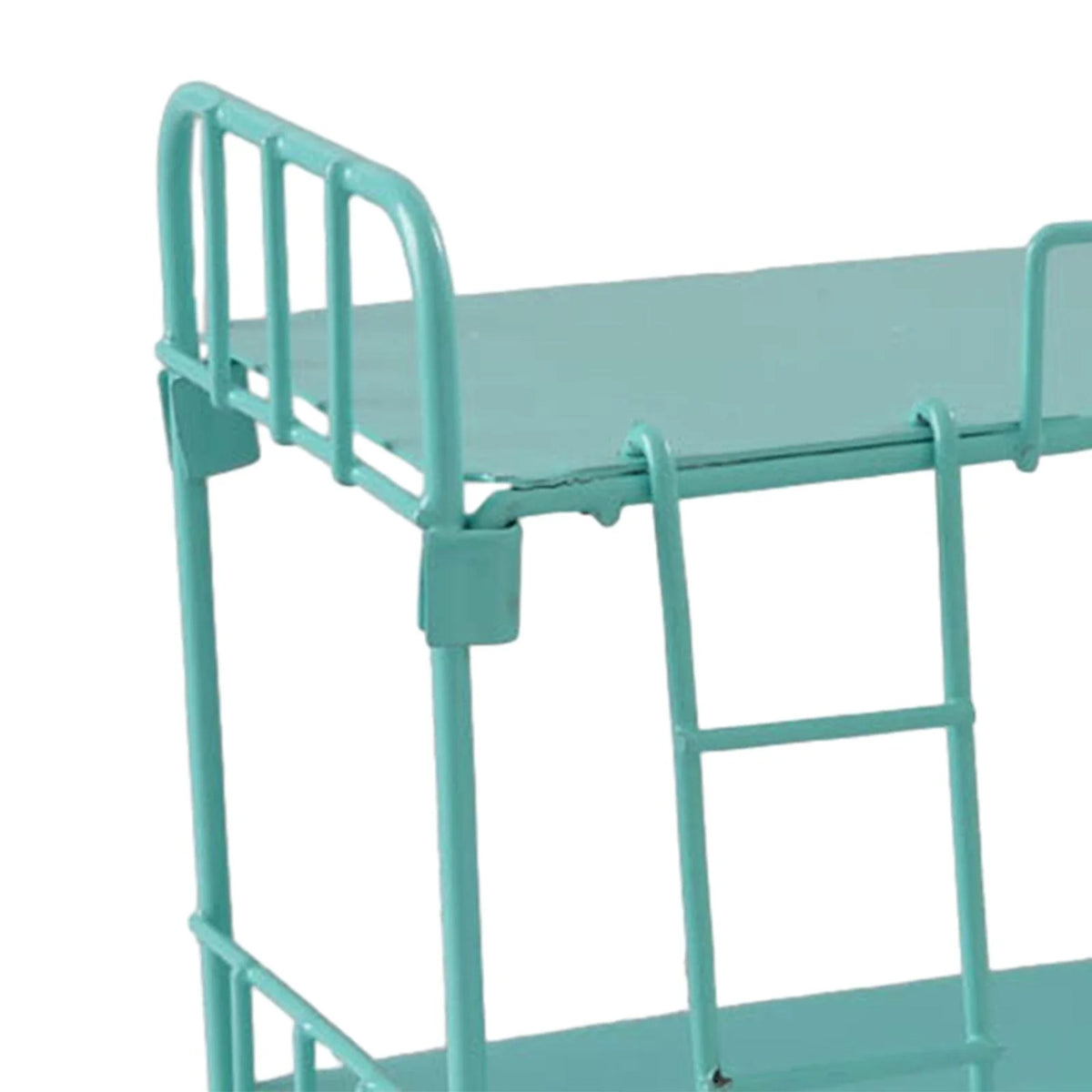 Metal Bunk Bed Dollhouse Miniature Model 6x3x6inch J6866