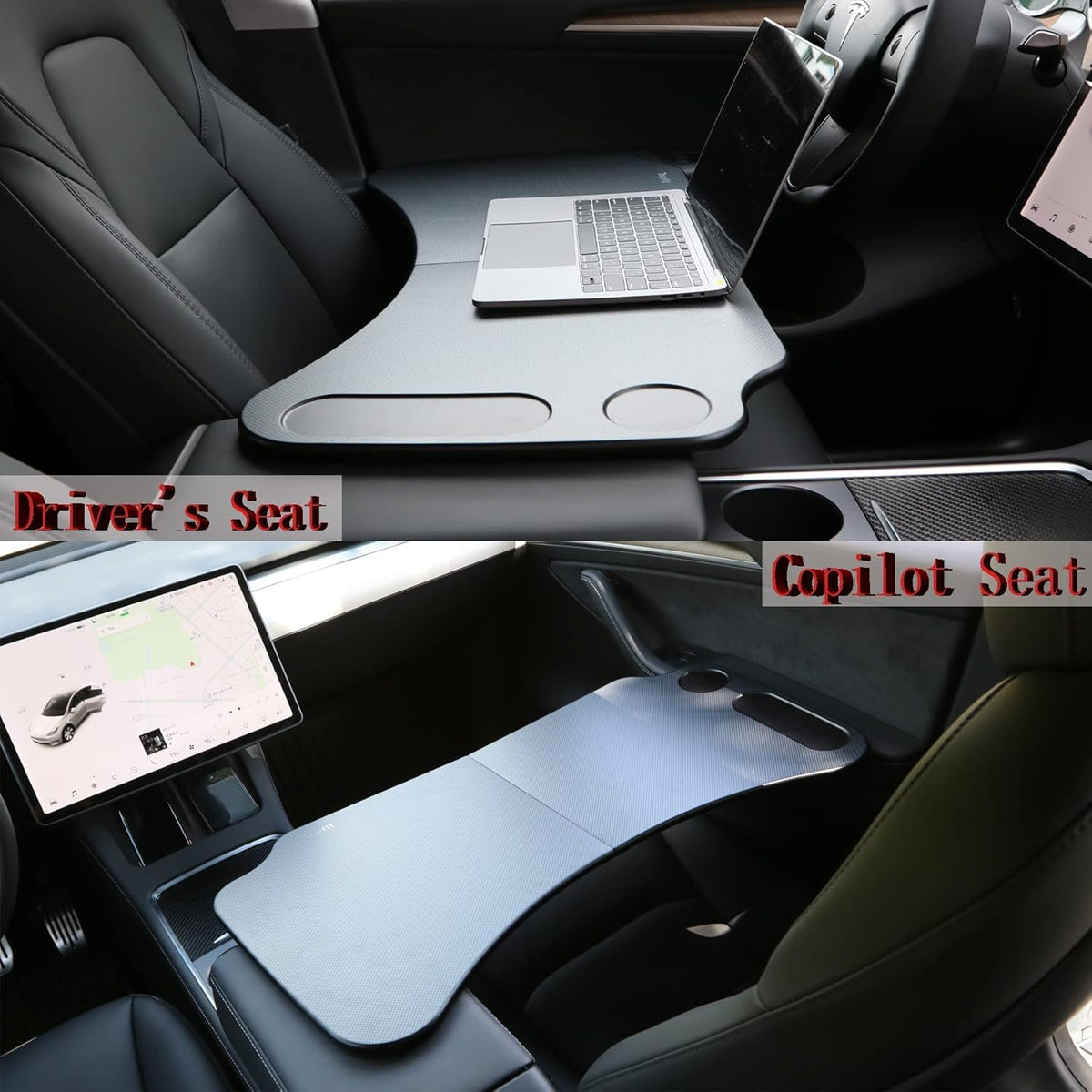 Foldable Car Tray Table Pack of 2 E780
