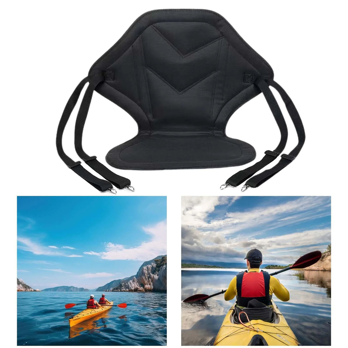 Padded Canoe Seat with Back Support X91897