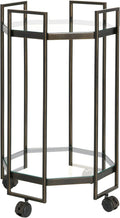 Black Metal Bar Cart Y8315