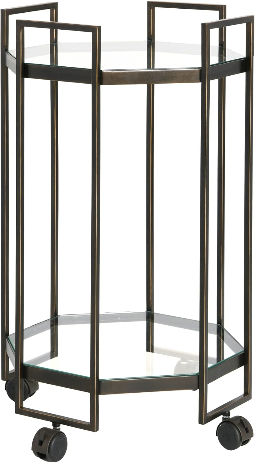 Black Metal Bar Cart Y8315