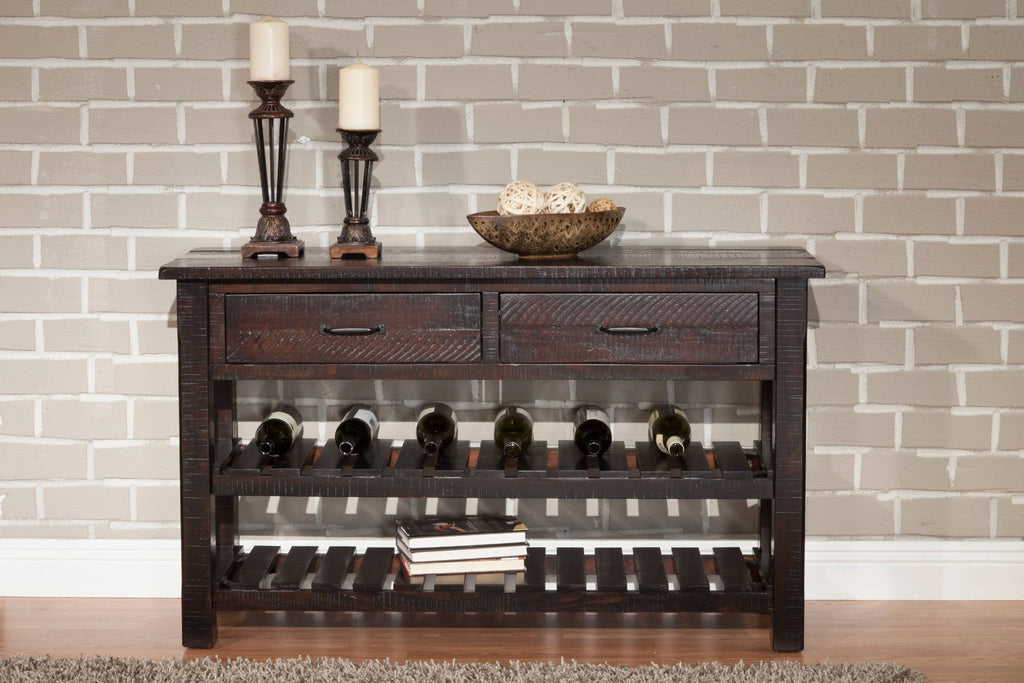 Espresso Sofa Table A822