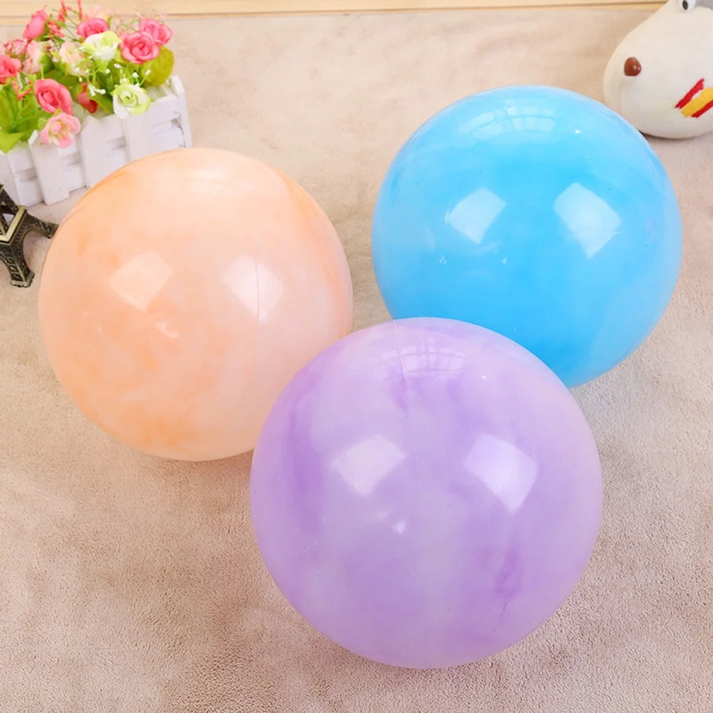 5pcs Plastic Air Filled Bouncy Rubber Balls E72936