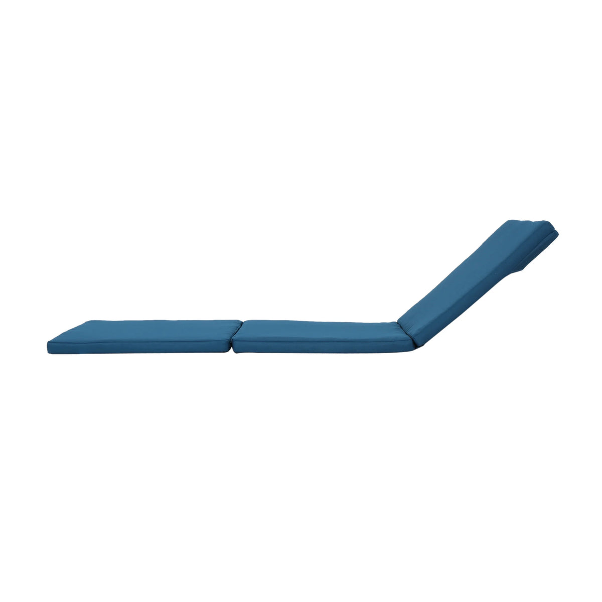Blue Water Resistant Chaise Lounge Cushion Y331