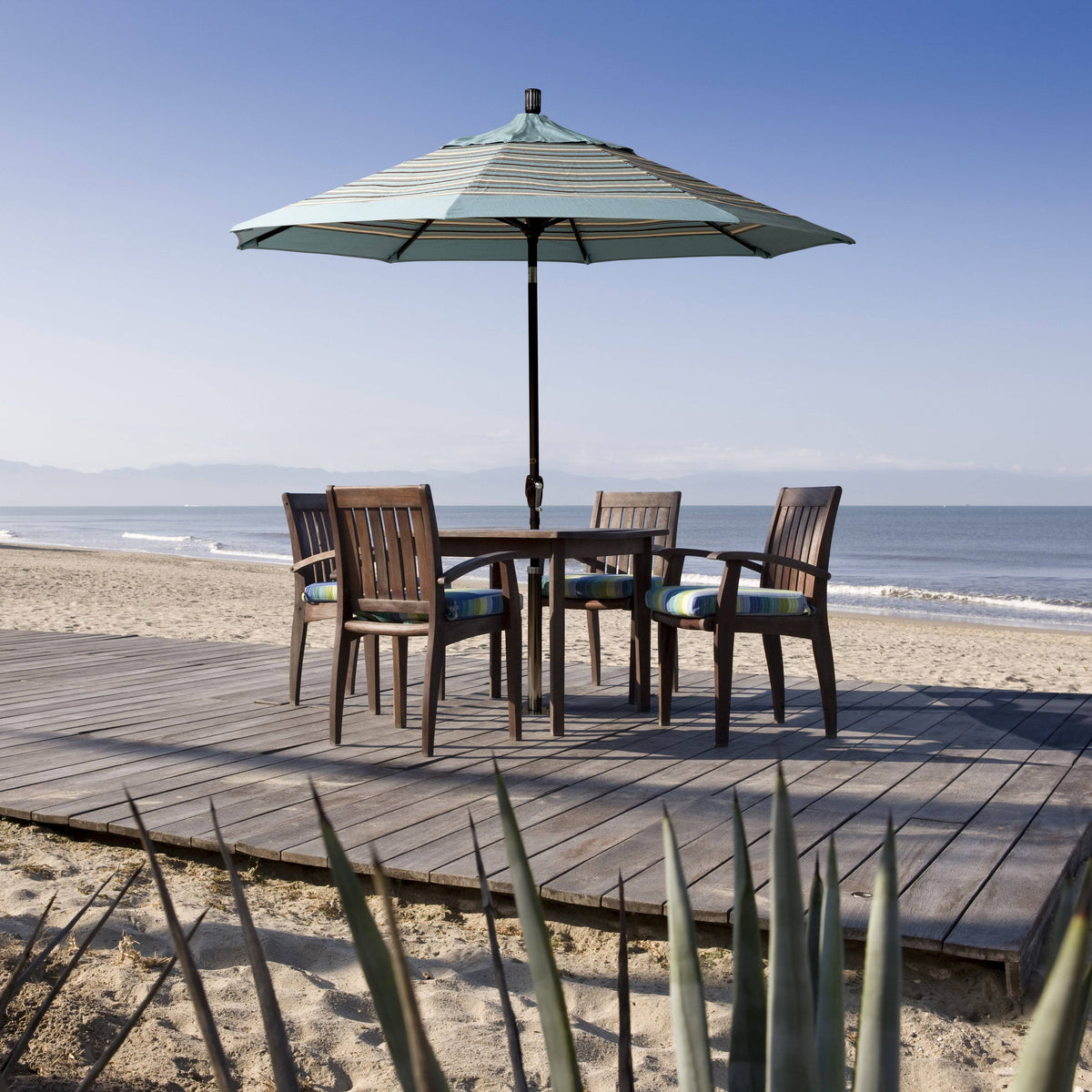 9 ft. Aluminum Push Tilt Patio Umbrella L961