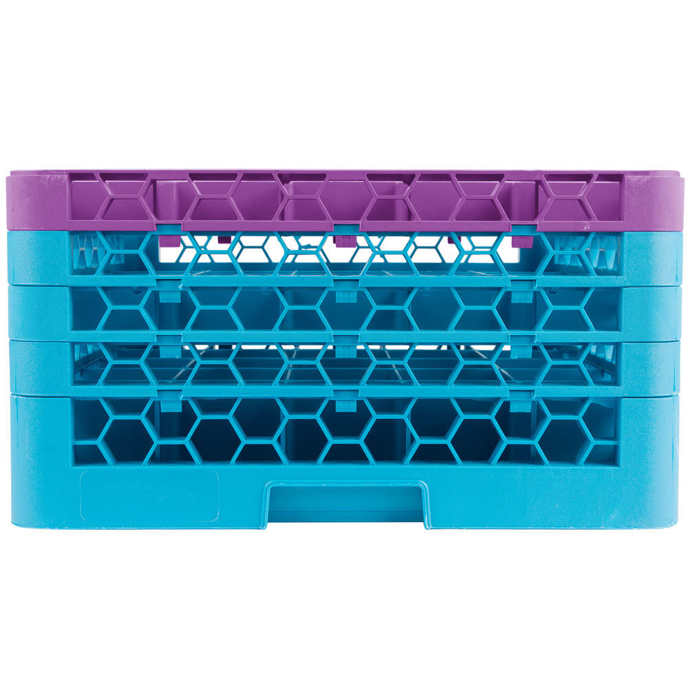 25 Compartment Lavender Glass Rack with 4 Extenders L14637
