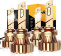 9005 9006 Combo LED Bulb Kit, HB3 HB4 Conversion Kits, 24000 Lumen 6500K Cool White, Pack of 4 T70389