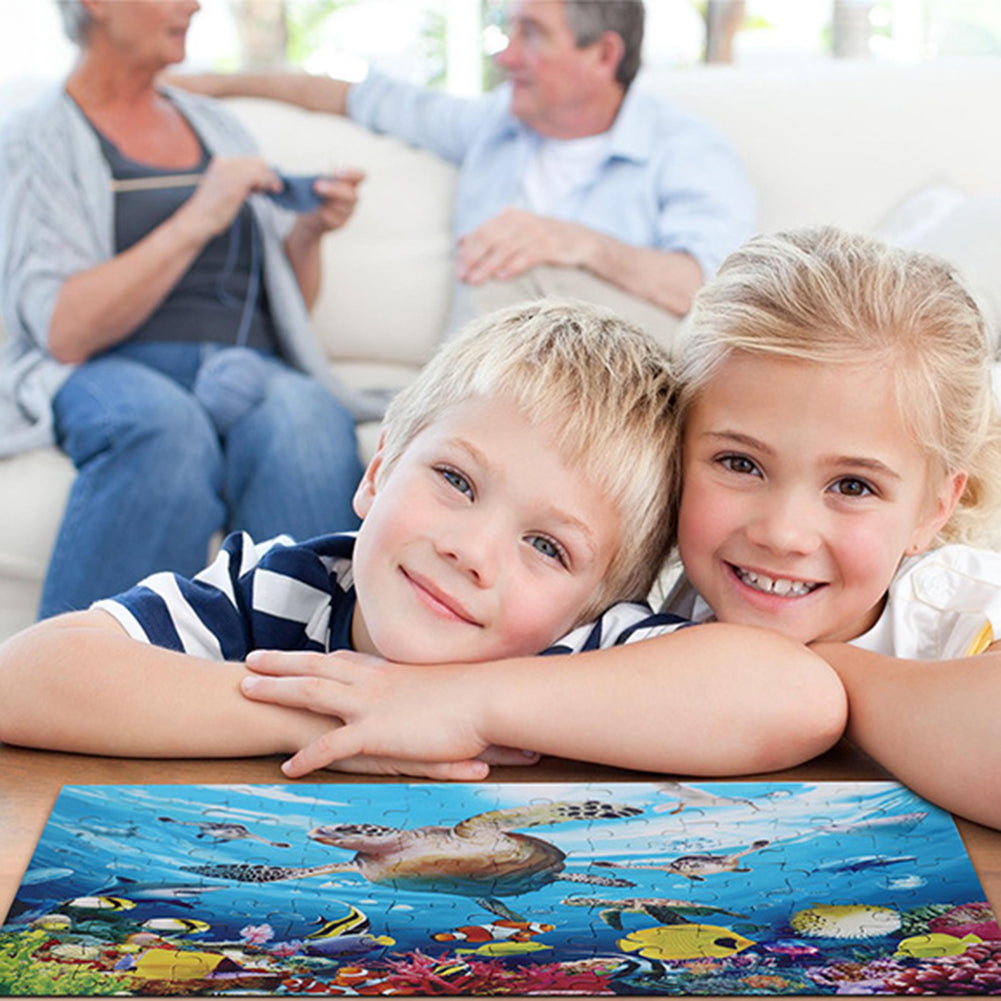 100 Pieces Underwater World Puzzle Educational Toy S8979