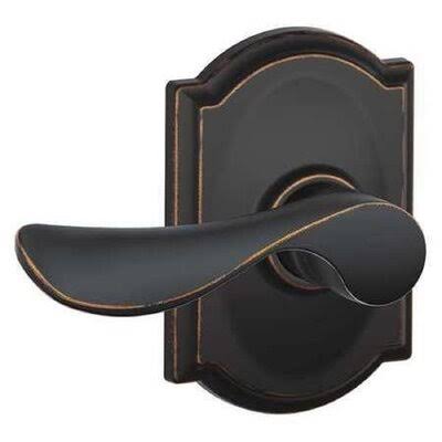 Camelot Passage Door Lever Satin Nickel Y324617