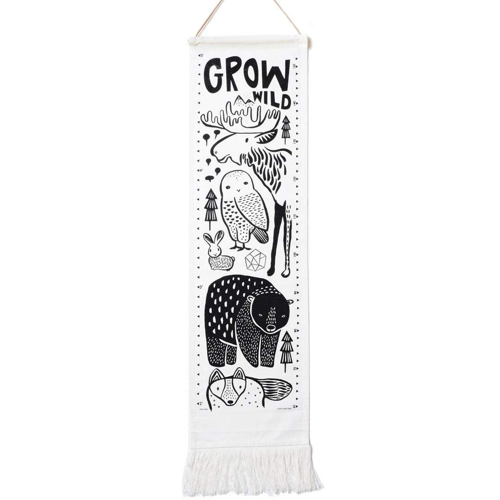 Nordic Canvas Growth Chart for Kids, 44x13 Inches, Pack of 2 F75572