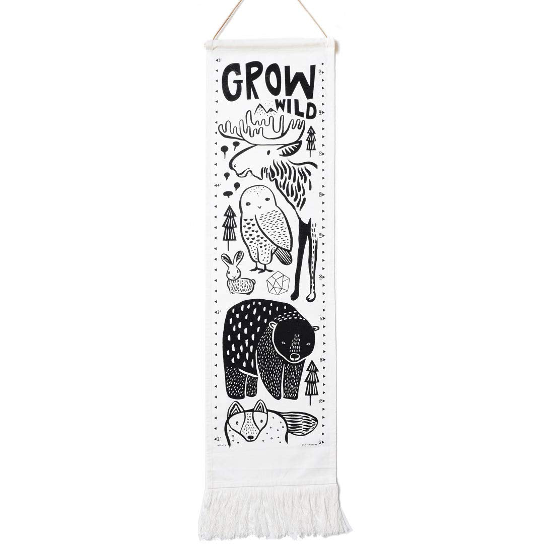 Nordic Canvas Growth Chart for Kids, 44x13 Inches, Pack of 2 F75572