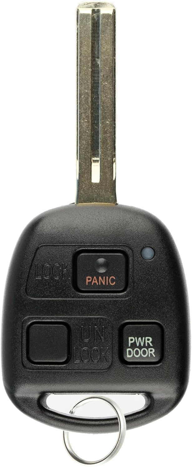 Keyless Entry Remote Fob Uncut Car Master Ignition Key Blade (Pack of 2) U373179