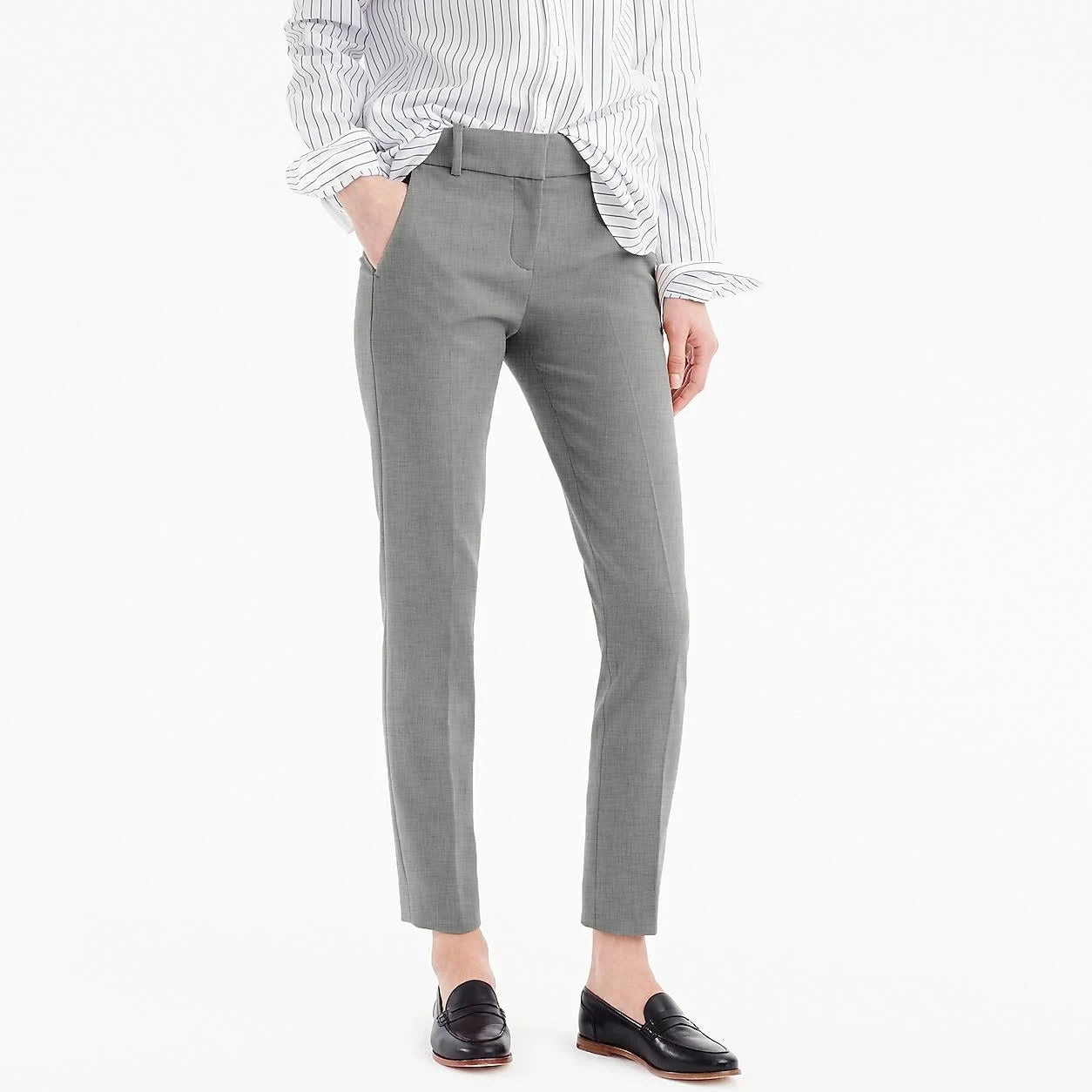 Cameron Slim Crop Pant in Four-Season Stretch (Size 18) J921